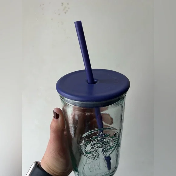 Starbucks 2025 Recycled Triangle Glass 💜 - Picture 3 of 10